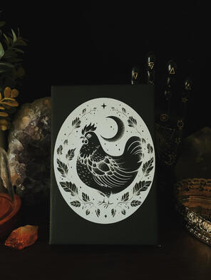 Witchy Chick Canvas