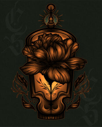 Floral Lamp